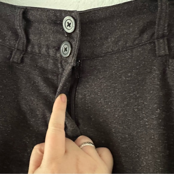 Apostrophe Retro Petite Dark Gray Black Speckled Knit Trousers 6 Petite Womens - Picture 6 of 16